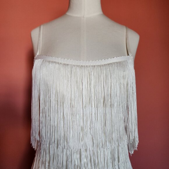 LE LIS Fine in Fringe Dress - Size: Small - Picture 2 of 12